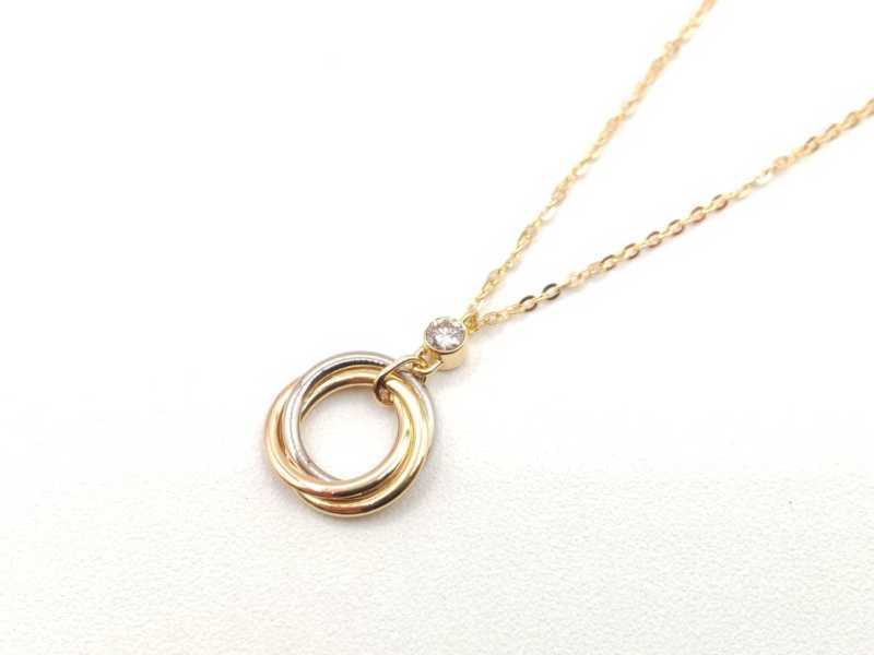 カルティエ買取 トリニティネックレス750